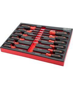 Welzh Werkzeug Skrūvgriežu komplekts torx 12gab. profesionālai lietošanai Screw-Mate™ Darbagaldi un darbnīcu mēbeles 