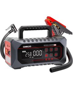GOOLOO A7 88.8Wh Jump Starter with Air Pump Akumulatoru lādētāji, starteri