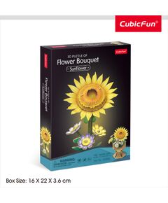 Cubic Fun CUBICFUN 3D пазл «Букет цветов – подсолнух» Пазлы