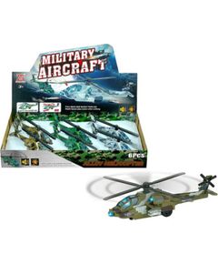 Adar Metāla helikopters Army (skaņa, gaisma, inercija) dažādas 19 cm 587113 Mašīnas un piederumi