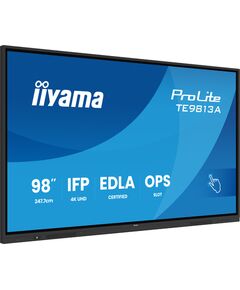 Монитор iiyama IIYAMA 247.7cm(98") TE9813A-B2AG 16:9 сенсорный 2xHDMI+2xUSBC-C доставка LED / LCD мониторы