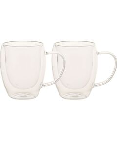 Mugs DOUBLE 2pcs 300ml glass with double wall Новости, мебель, дом