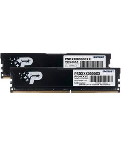 Patriot DDR4 -  16 GB -3200 - CL - 22 - Dual Kit, Signature Line (black, PSD416G3200K) RAM Operatīvā atmiņa