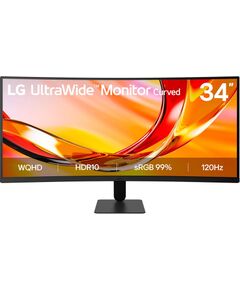 LCD Monitor LG 34 " 3440 x 1440 pixels UltraWide Quad HD Native aspect ratio 21:9 LCD Curved 34U601B-B LED / LCD мониторы