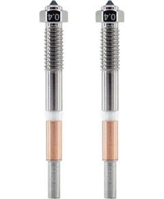 QiDi 0.4 mm Bimetal Nozzle for the Q2 Series (2 pcs.) 3D Printeri un lāzergravētāji
