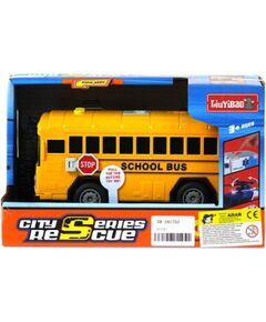 Adar Autobus School Bus ar skaņu un gaismu 18 cm 579514 Mašīnas un piederumi