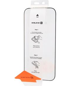 Evelatus Apple  iPhone 18 Pro Flip Glass Magic Easy Install No Box - Screen Protector (without packaging) Black Защитная пленка для экрана