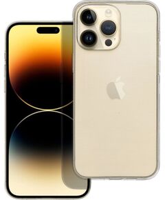 iLike   Case for iPhone 17 Pro / 18 Pro (low camera edge) Clear Case 2 mm transparent Neoriģinālie Maciņi