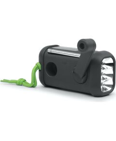 Muse Portable Solar Radio with Crank and Flashlight MH-08 MB AUX in Bluetooth FM radio Radio, Radio pulksteņi
