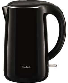TEFAL Kettle KO260830 2150 W Electric 1.7 L Stainless steel 360° rotational base Black Tējkannas (elektriskās)