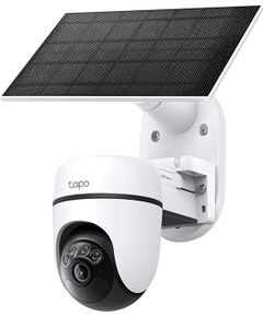 TP-LINK TC90 KIT Solar-Powered Pan/Tilt Security Camera Kit 3 MP 4mm/F1.6 MicroSD Card Up to 512 GB Video novērošanas kameras
