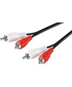 Goobay Stereo RCA cable 2x RCA 50030 2 RCA male (audio left/right) 2 RCA male (audio left/right) Dažādi vadi