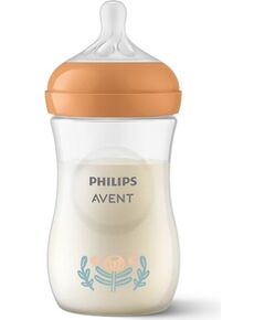 Philips Avent barošanas pudelīte Natural Response 260 ml, vidējas plūsmas knupītis, 1m+ - SCY903/74 Barošanas pudelītes