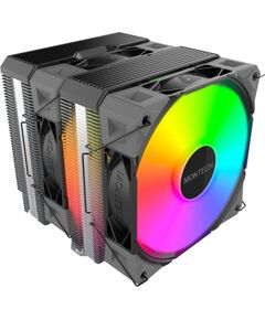 CPU COOLER MULTI SOCKET BLACK/NX600 ARGB (B) MONTECH Procesoru dzesēšana