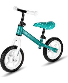 Līdzsvara velosipēds (Skrejritenis) RB134 BALANCE BIKE GREEN WHEEL 10'' NILS FUN Самокаты детские
