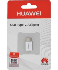 Huawei AP52 Универсальный Адаптер Micro USB к USB Type-C Подключение Белый (EU Blister)