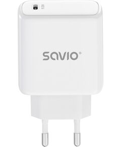 SAVIO LA-14 20W Wall Charger with Power Delivery 3.0 Telefonu lādētāji 220v