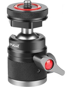 Puluz aluminum alloy ball head with cold shoe mount (black) Штативы и Аксессуары