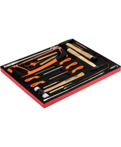 Bahco Tools set 19 pcs in foam (hammers, files, punches, hand hacksaw, scissors, magnetic pick up tool) Наборы инструментов