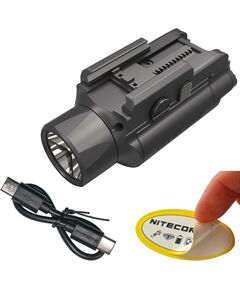Nitecore NPL35 weapon light – 2000 lumens, rechargeable magnetic battery, compact rail-mount, IPX6 water resistant, ambidextrous switch Различные аксессуары