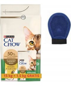 Purina Cat Chow Karma sucha dla kota 15kg+1,5kg Sterilized Сухой корм для кошек