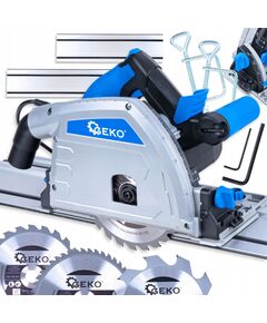 Pilarka tarczowa Geko Pilarka tarczowa z prowadnicą 1200W 165mm (2) Jaunumi -Dārzam