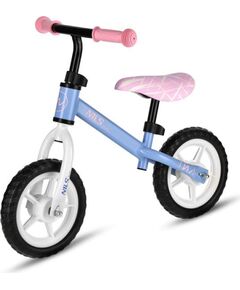 Līdzsvara velosipēds (Skrejritenis) RB134 BALANCE BIKE BLUE WHEEL 10'' NILS FUN Самокаты детские