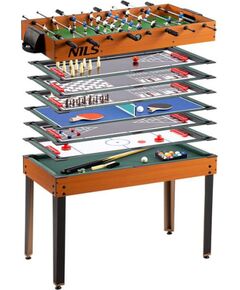 Nils Fun SDM KOMPLEKTS 13in1 SPĒĻU GALDA NILS IZKLAIDĪBA Novusa galdi un piederumi