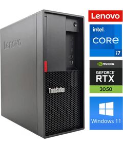 Lenovo P330 Tower i7-9700 8GB 1TB SSD M.2 NVME RTX3050 6GB WIN11Pro Atjaunoti personālie datori