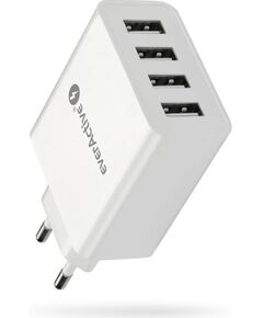 Charger 4 x USB 5A white Зарядные устройства