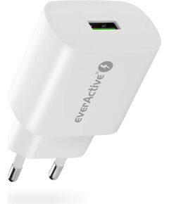 Charger 1x USB Quick Charge 3.0 18W white Зарядные устройства