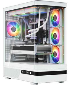 MODECOM Volcano Volcano AQ100 ARGB Midi White Datoru korpusi
