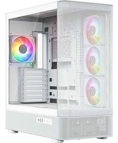 MODECOM Volcano Volcano AQ300 ARGB Midi White Datoru korpusi