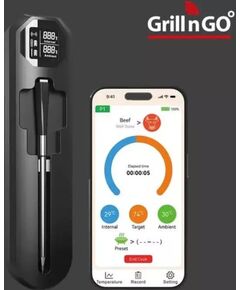 LG Pārtikas bezvadu termometrs Grillngo Smart Wireless Roasting Thermometer Jaunumi - Datori