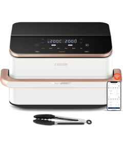 Cosori CAF-TF101S-WEUR Dual Blaze TwinFry Wi-Fi gaisa fritieris 10 l, balts Новинки Компьютерная техника