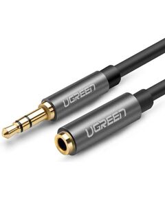 UGREEN AV118 Кабель-удлинитель 3.5mm male - 3.5mm female 5m / чёрный Aудио-видео