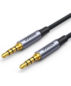 UGREEN AV183 Cable 3.5mm male - 3.5mm male 4pin, Alu case Kabelis 1m Jaunumi - Audio-Video