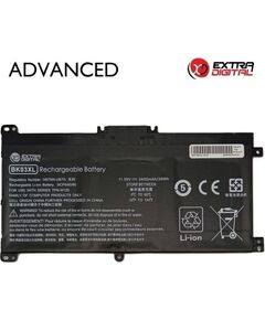 Extradigital Аккумулятор для ноутбука HP BK03XL, 3400mAh, Extra Digital Advanced Portatīvo datoru baterijas