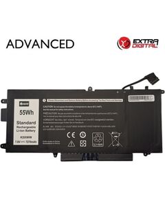Extradigital Аккумулятор для ноутбука DELL K5XWW, 7270mAh, Extra Digital Advanced Portatīvo datoru baterijas