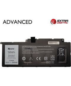 Extradigital Аккумулятор для ноутбука, DELL F7HVR, 3900mAh, Extra Digital Advanced Portatīvo datoru baterijas