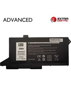 Extradigital Аккумулятор для ноутбука DELL WY9DX, 3200mAh, Extra Digital Advanced Portatīvo datoru baterijas