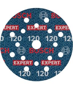 Smilšpapīrs ekscentra slīpmašīnai Bosch 2608902410; P120; 125 mm; 50 gab. Различные диски