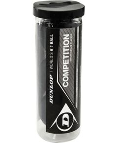 Squash ball Dunlop COMPETITION 3-tube Teniss