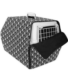 Chaba CHABA OCIEPLACZ NA TRANS.2/BLACK FASHION 60x39x34cm Suņu un kaķu transport somas