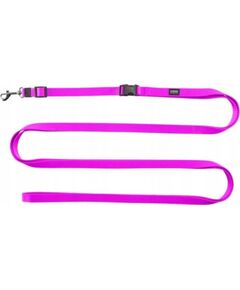 Chaba CHABA SMYCZ SPACEROWA Z PASEM BIODROWYM   10mm/4m FUKSJA Citas preces
