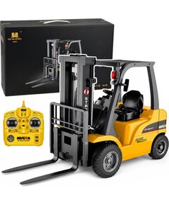 Huina 1577 1:14 Large Remote Controlled Forklift RC Pallet Grabber Radio vadāmās rotaļlietas (RC)