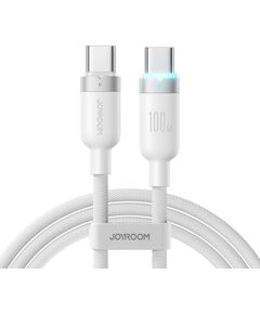 USB кабель Joyroom S-A63 USB-C to USB-C 100W 1.2m белый Дата USB-кабели
