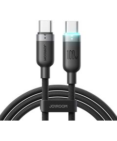 USB кабель Joyroom S-A63 USB-C to USB-C 100W 1.2m черный Дата USB-кабели