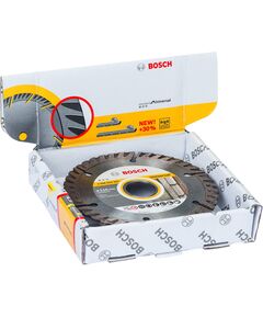 Dimanta griešanas disks Bosch Standard for Universal; 115x22,23 mm; 10 gab. Dažādi diski