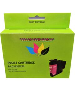Compatible cartridge Brother LC3235XL M Green box Tintes printeru izejmateriāli